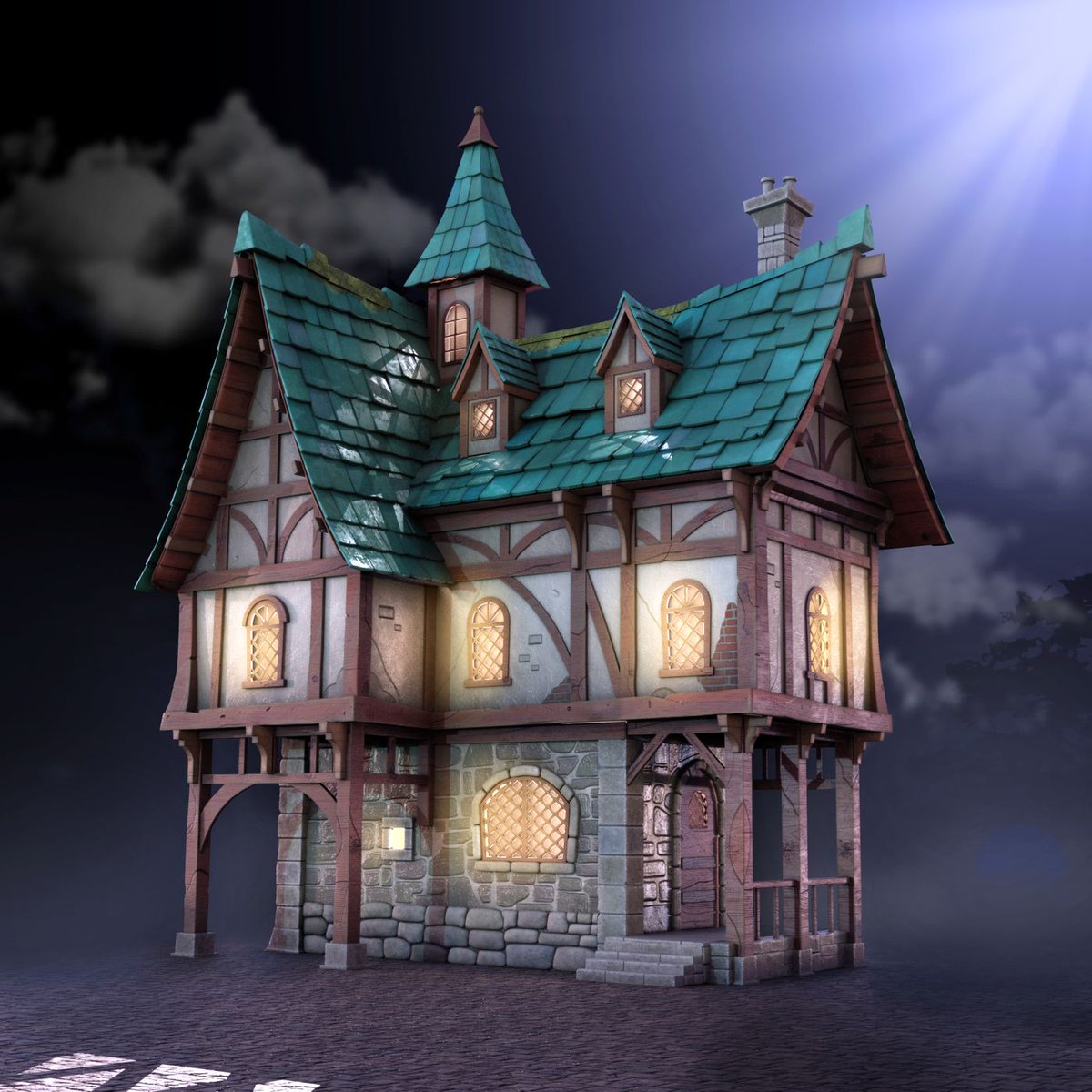TheRookiesCO's tweet image. Member Level: PLAYER - Medieval House [3D model] by Karina Paulet Potestá from @animum3d - therookies.co/projects/42718

#Maya2020 #ArnoldforMaya #3d #3dart #3dartist #artist #art #conceptart #inspiration #cgart #dailyart #illustration #digitalart #instaart #gamedev #indiedev #design