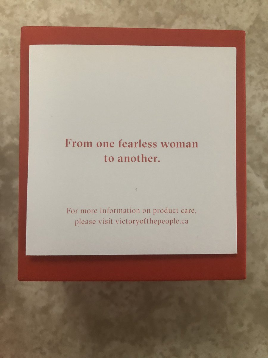 Thanks for the coffee and chat <a href="/cjmandell/">Caroline Mandell</a> - such a treat!

You reminded me of a recent gift from my husband, in which a local jewelry designer includes this note in her boxes. 💝

Passing it along to all strong and fearless women who may need a reminder of our strength!