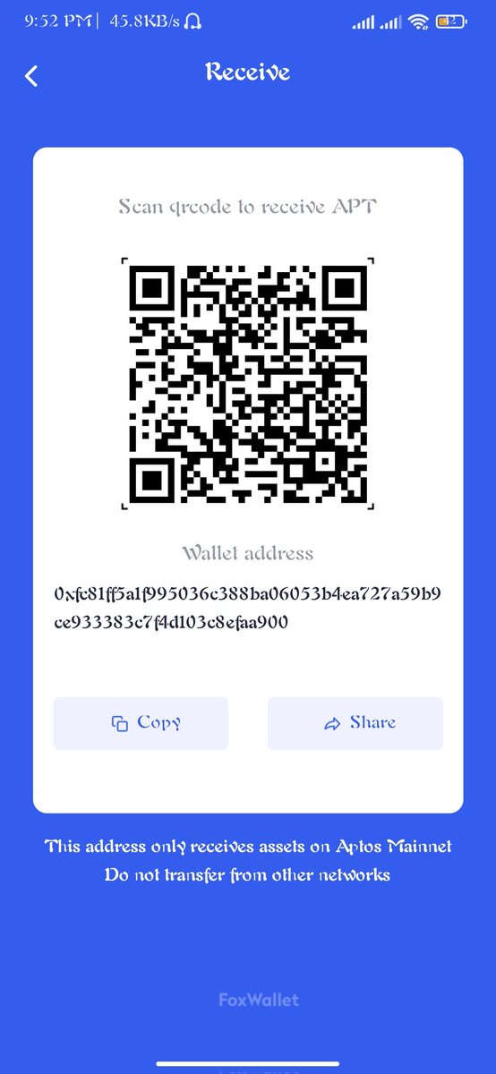 Kawpat2's tweet photo. @FoxWallet @AptosFoundation @AptosNews1 @aptos_news @AptosEcosystems @AptosNewsHQ hopin'g can get
0xfc81ff5a1f995036c388ba06053b4ea727a59b9ce933383c7f4d103c8efaa900 https://t.co/4N9PAeL8BS