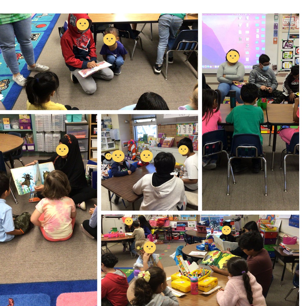 LindaBr41452390's tweet photo. RISD Reads Day '22 at O. Henry Elementary
6th graders reading to Kindergarten students. #RichardsonReadsDay22  #LibrariesinRISD @ohemustangs #RISDBelieves📚🏫🙂 https://t.co/2CB5YY309B