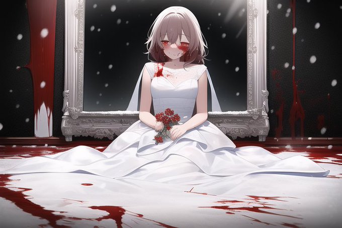 「VIRGINITY」
歌詞のイメージに近づくように、ほんのちょっとだけ直接的な状況描写でプロンプトに投げてみた
1枚目いいね 