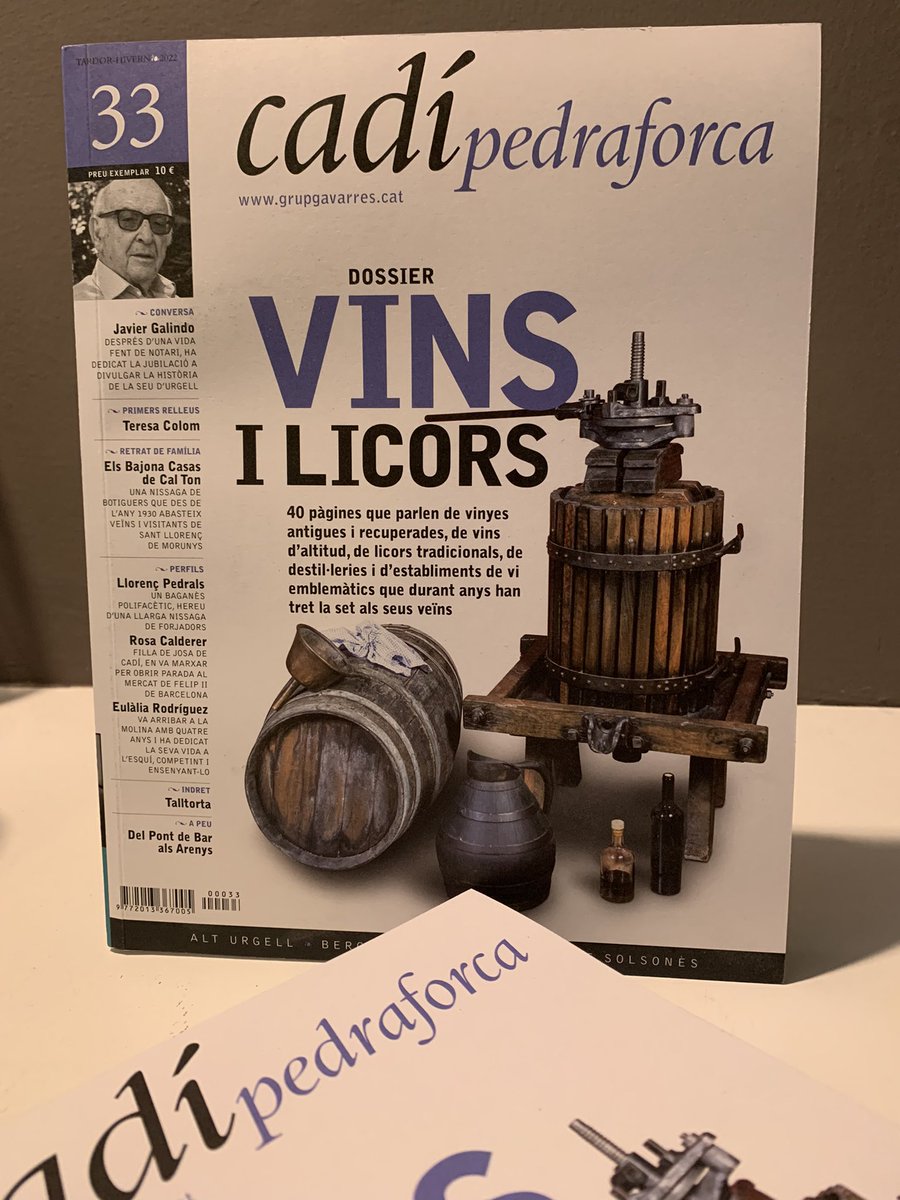 CadPedraforca's tweet photo. Des d’avui ja trobareu a tots els punts de venda habituals el número 33 de Cadí Pedraforca. Esperem que us agradi! https://t.co/rtagmoIzsG