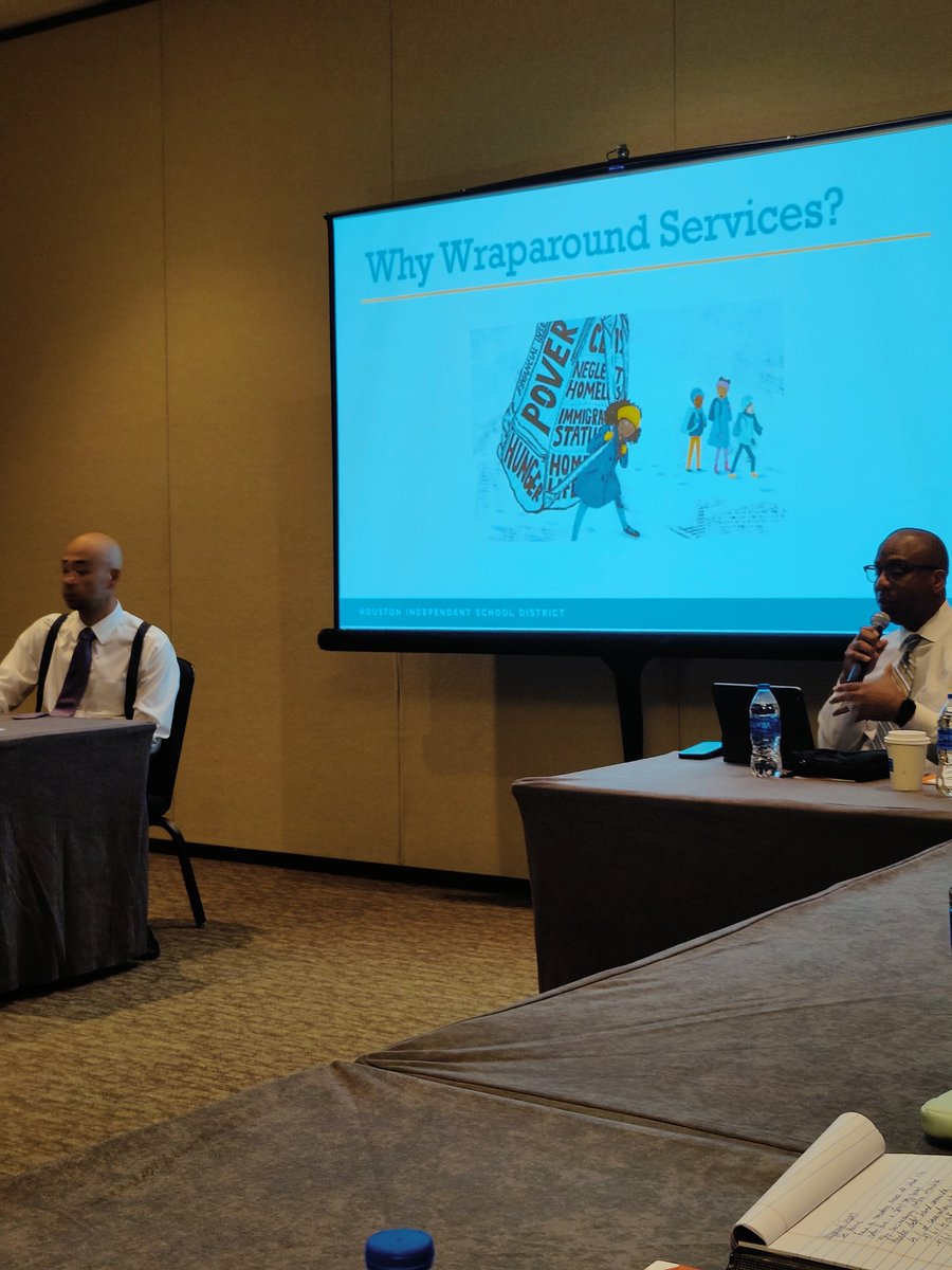 tejalkpatel's tweet photo. Superintendent House and Deputy Superintendent Cruz presenting on the importance of wraparound services at the @GreatCitySchls conference. #DestinationSuccess https://t.co/ReNMcBYUX5
