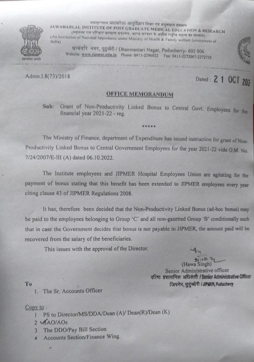 NpdaR's tweet photo. @aiimsrish
@meenusingh4 
@MoHFW_INDIA 
@mansukhmandviya 
@nsgunionaiims @AIGNFNURSES 
@harish_kajla @nwa @dabkesh 
AIIMS Delhi,  PGI Chandigarh, Jipmer Pondicherry AIIMS Bhatinda ki Ko Jab Diwali bonus Diya Ja raha एम्स ऋषिकेश नर्सेज ऑटोनॉमस के नाम पर हक से वंचित क्यो https://t.co/yTlCQQG49Z