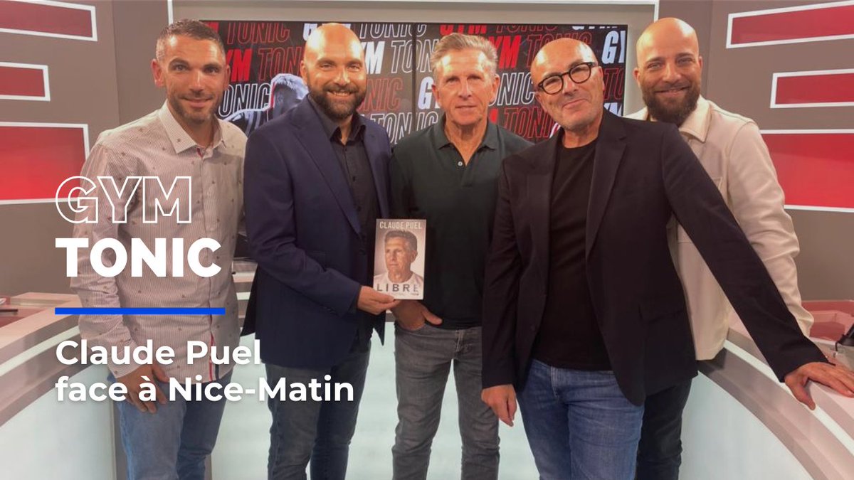 Nice_Matin's tweet photo. 🔴⚫ Rendez-vous ce soir pour un nouveau numéro de #GymTonic ! Claude Puel est l'invité de @MIKL06 @v_menichini @WHumberset &amp; Philippe Camps https://t.co/4tc6sRbycu