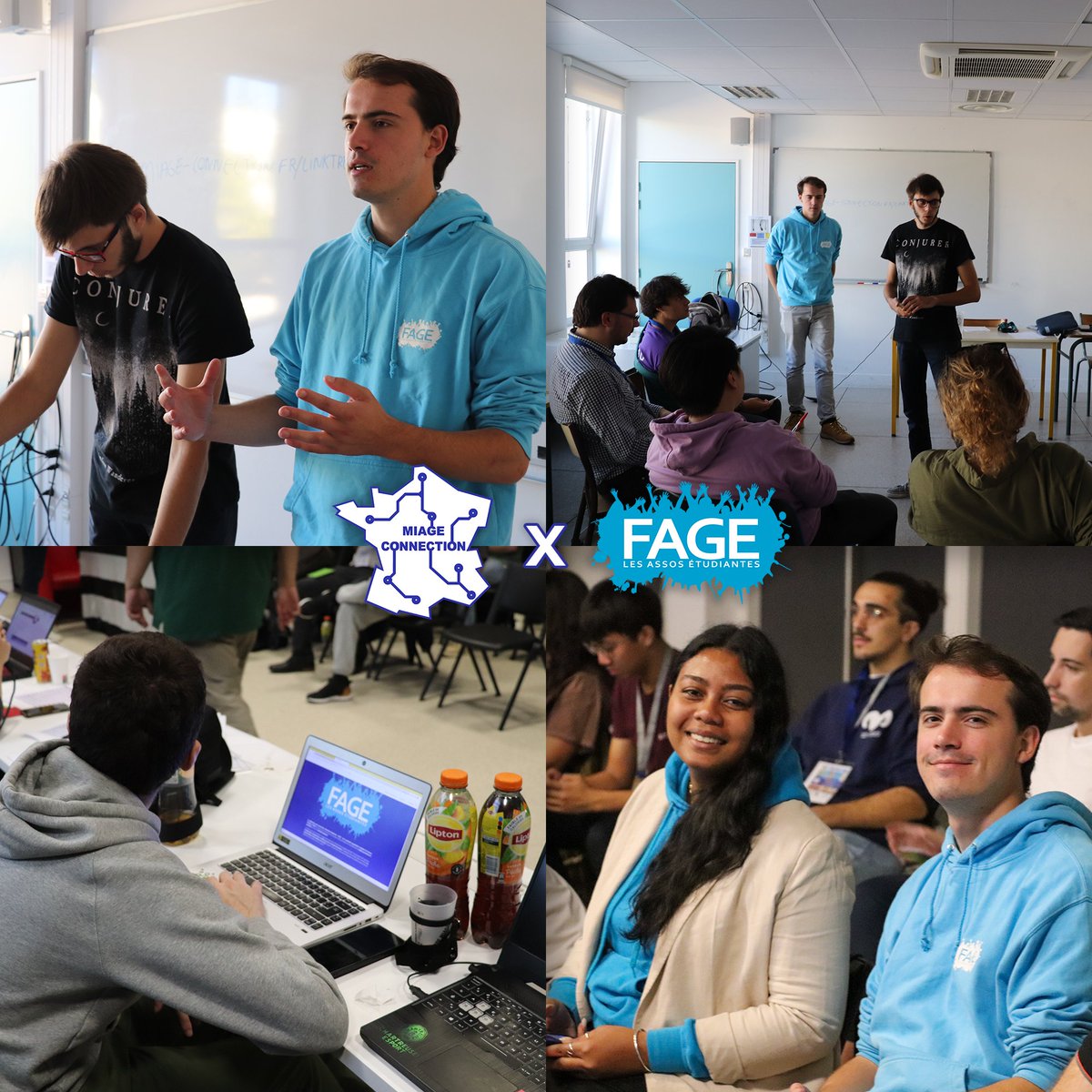 🌞 Retour en images sur le MIAGE Intensiv' Camp 15.0 🌞

🥰 Un grand merci aux assos locale pour l'orga, à Stéphane de KPC et à Bastien de <a href="/La_FAGE/">FAGE</a> pour avoir été présents !

#MIAGE #LaMIAGECestLePartage