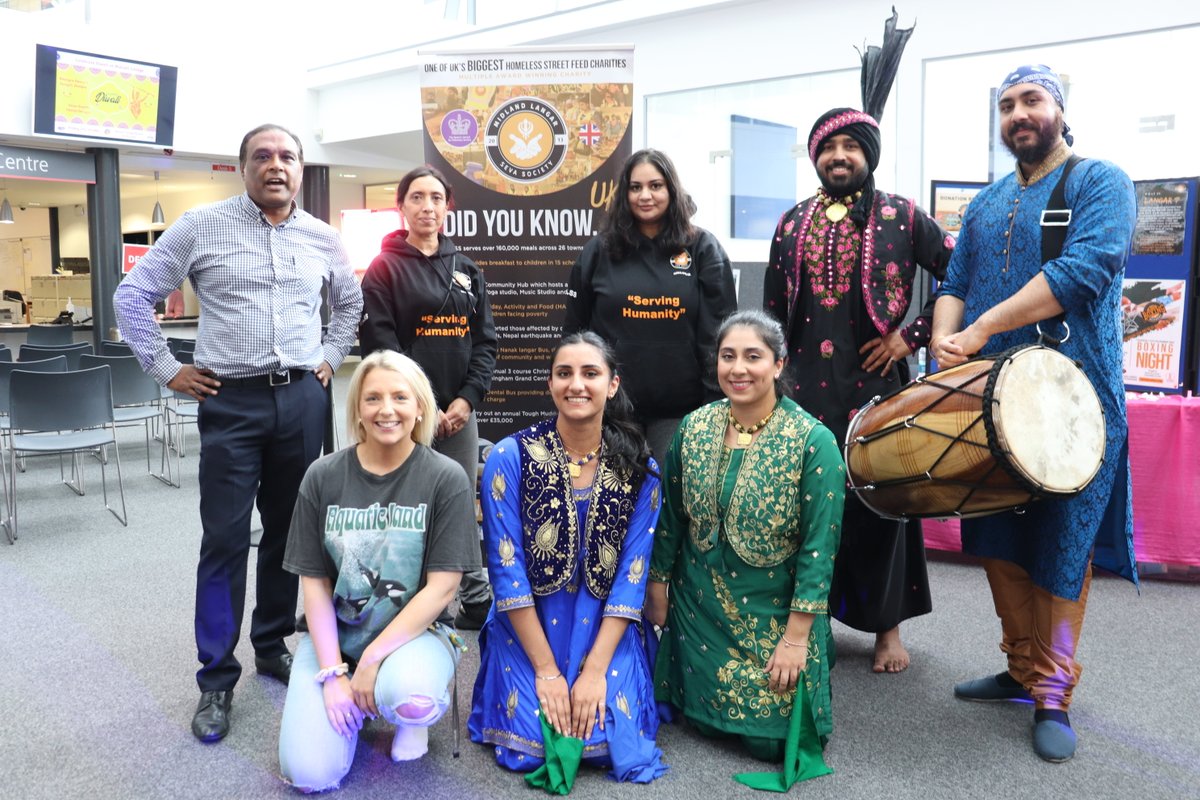 Walsall_College's tweet photo. Ending #CollegesWeek2022 on a #Diwali Party high and with £185 raised for the Midland Langar Society. #LoveOurColleges https://t.co/YiqmVKRGF8