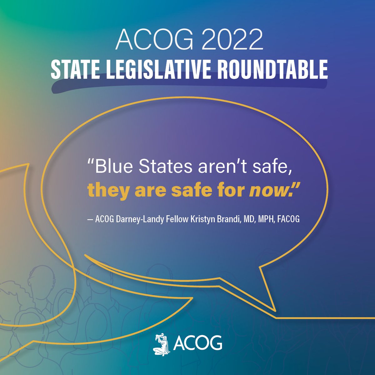 Reproductive rights are under attack all around the country. We are fighting to protect patients and healthcare professionals by advocating to defend and expand access to abortion at all levels. Learn more on how to advocate: acog.org/topics/abortion #StateLegWork