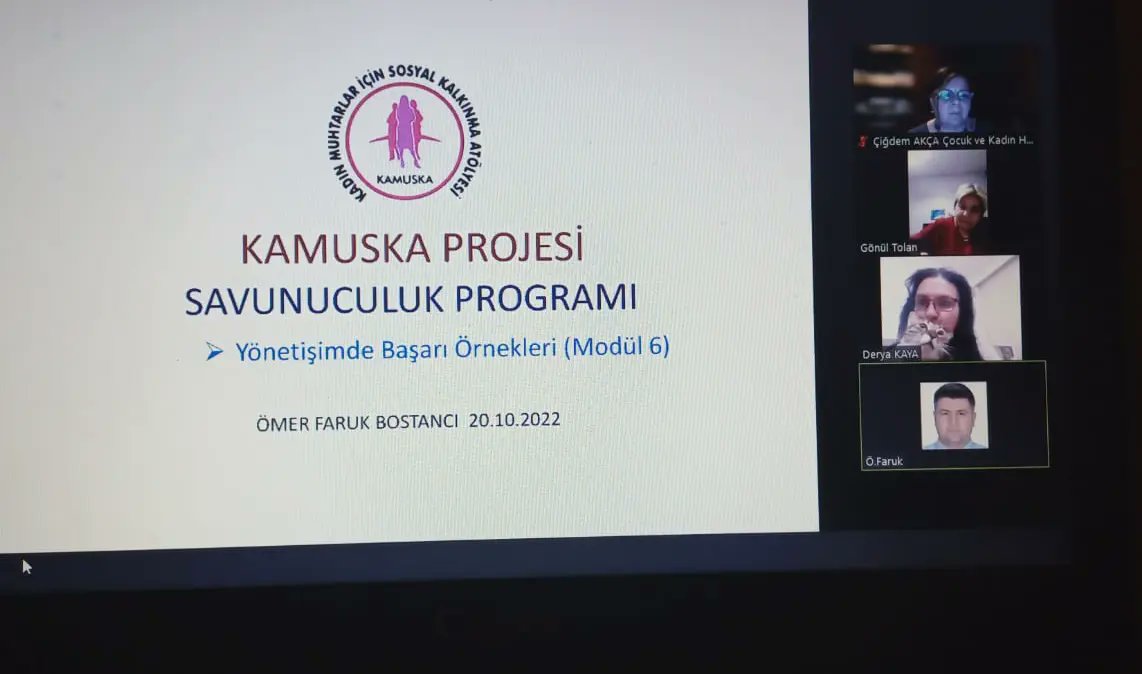 kamuskaorg's tweet photo. @kamuskaorg projesi kapsamında, online yönetişim programı 6. ve 7. Modülleri 20.10.2022 tarihinde zoom platformu üzerinde gerçekleştirildi.

#kamuskaprojesi
#yönetimdekadın
#temsiliyettekadın
#ackhd
#adanabld
#nditurkiye
#yapdernegi
#yaparttırpaylaş https://t.co/NlI4n8YFuI