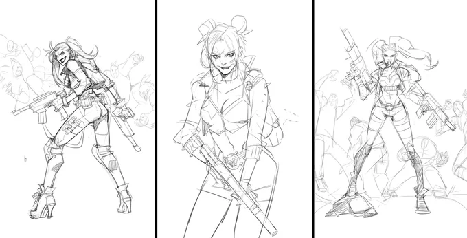 Early sketches 🃏!! 