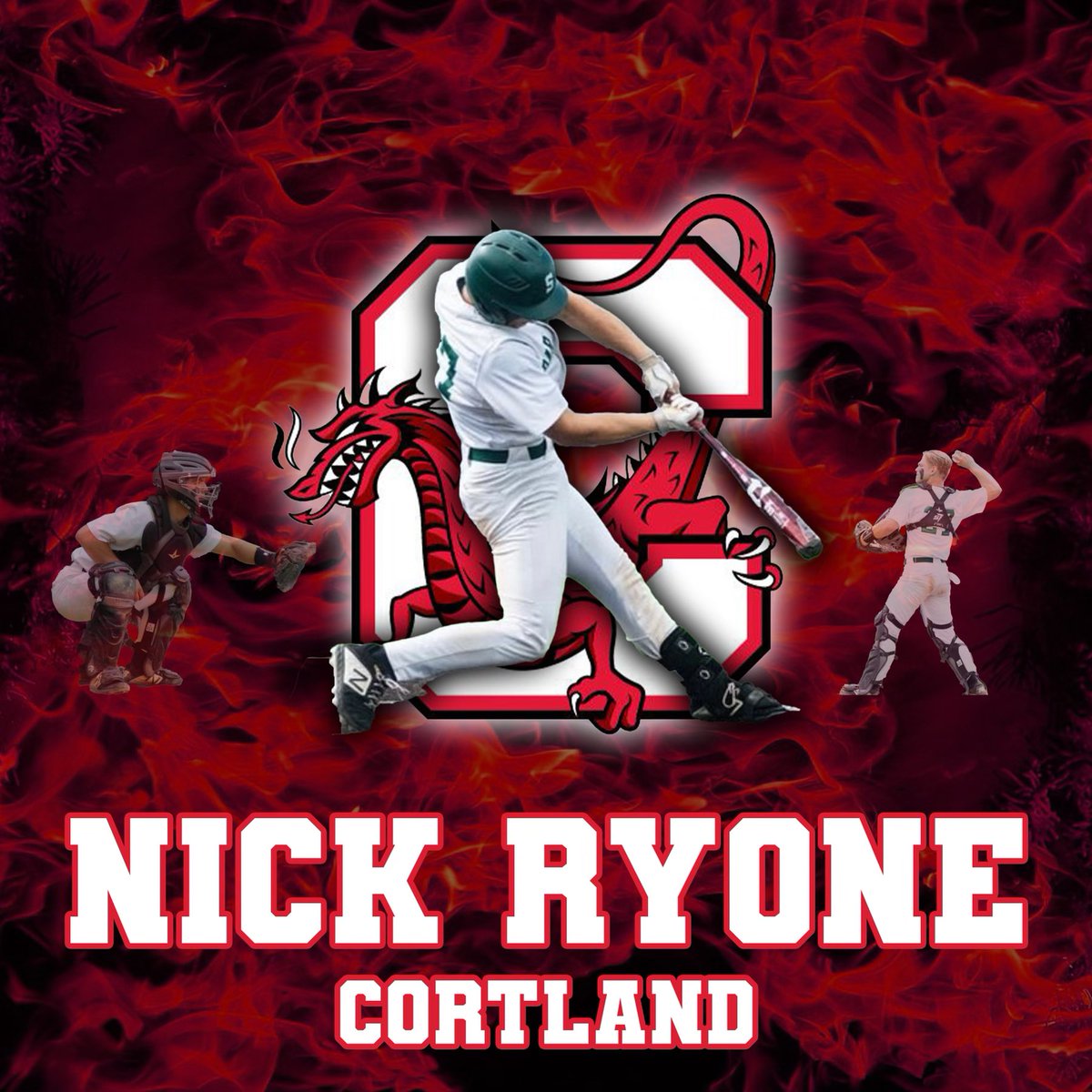 NEPridebaseball's tweet image. 🚨Commitment Alert 🚨’23 C Nick Ryone (Spackenkill, NY) has committed to D3 powerhouse Cortland in upstate NY! Congrats to Nick &amp;amp; his family.

#lionsquad #anothaone #ourplayersgoplaces #anotherpridecommit #letsgo #cortland #ny