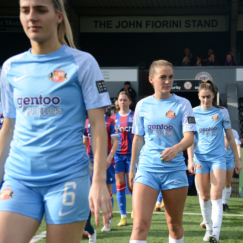 SAFCWomen's tweet photo. ⏳ MD-1 ⏳

Just 24 hours to go until we're back on home turf in #BarclaysWC action! 🏠

#SAFCWomen | #ForOurGirls