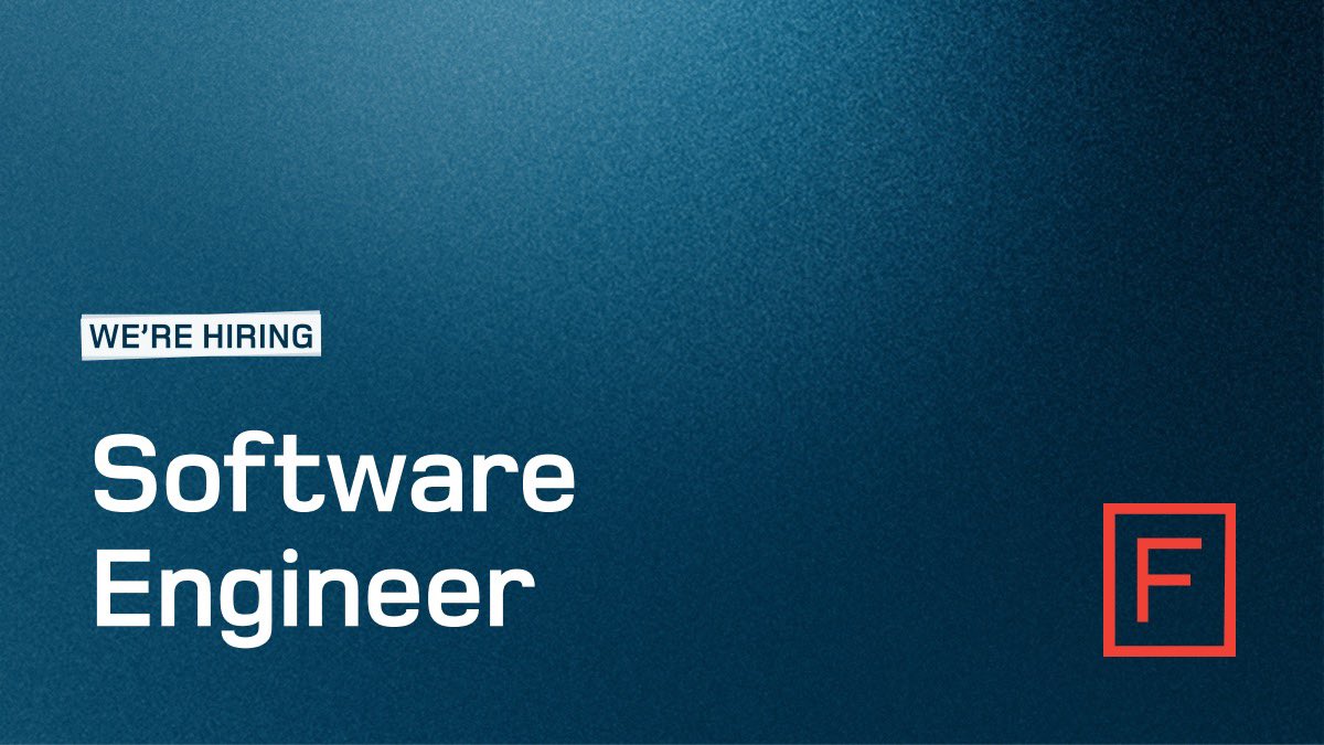 We’re looking for a Software Engineer to join our team! 

Details + how to apply: foundrymakes.com/careers/softwa…