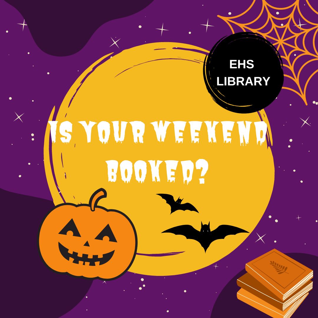 EHS_Lib's tweet photo. It's almost the weekend and you wouldn't want to be caught without a BOOk!
The library is open until 3:30 today so stop in the library or place a hold on Destiny and we'll have the books ready and waiting!#eurekahighschool #eurekawildcats #ehsreads #bookstagram #booktok #yareads https://t.co/9hmKZWuFL3