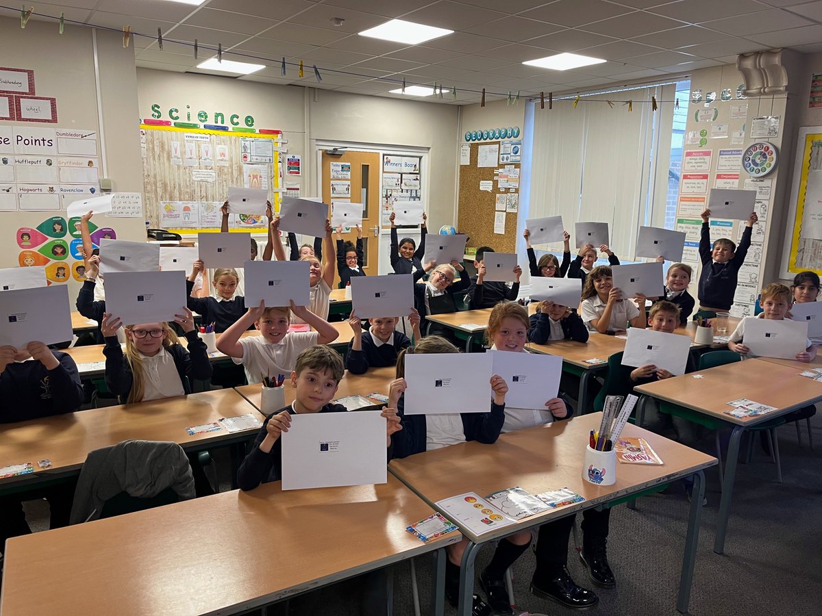 EdenthorpeHall's tweet photo. Everyone is excited to go home and show their parents the letters they have independently written this term! We have worked so hard and really enjoyed our first write up in Year 4! Proud is an understatement! A class full of writing wizards✏️🧙🏽‍♂️ @theliteracytree @astreaacademies https://t.co/Vx2ZQ6J6j0