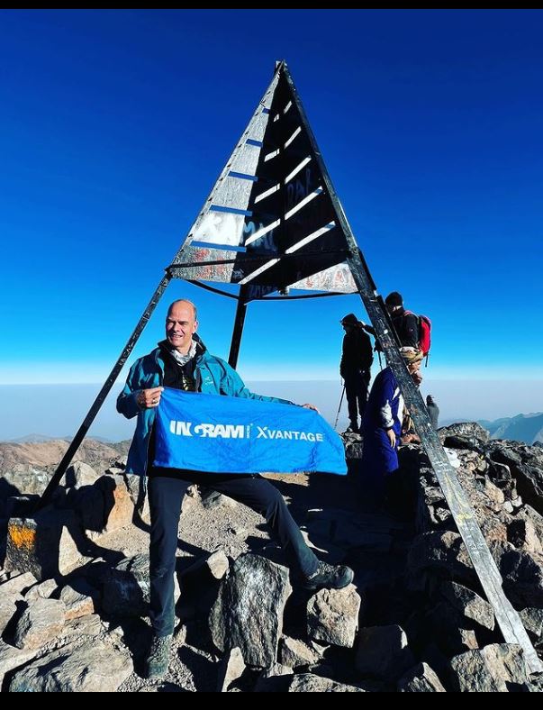 IngramMicroInc's tweet photo. We are ready to reach the highest peak! 🏔️Thank you to associate Christian Korsch from Ingram Micro Germany for sending this picture from Toubkal, the highest peak in the Atlas Mountains, Morocco, and North Africa.👏🏻 #ingrammicro #xvantage #ingrammicrogermany https://t.co/h5eq9H20Gm