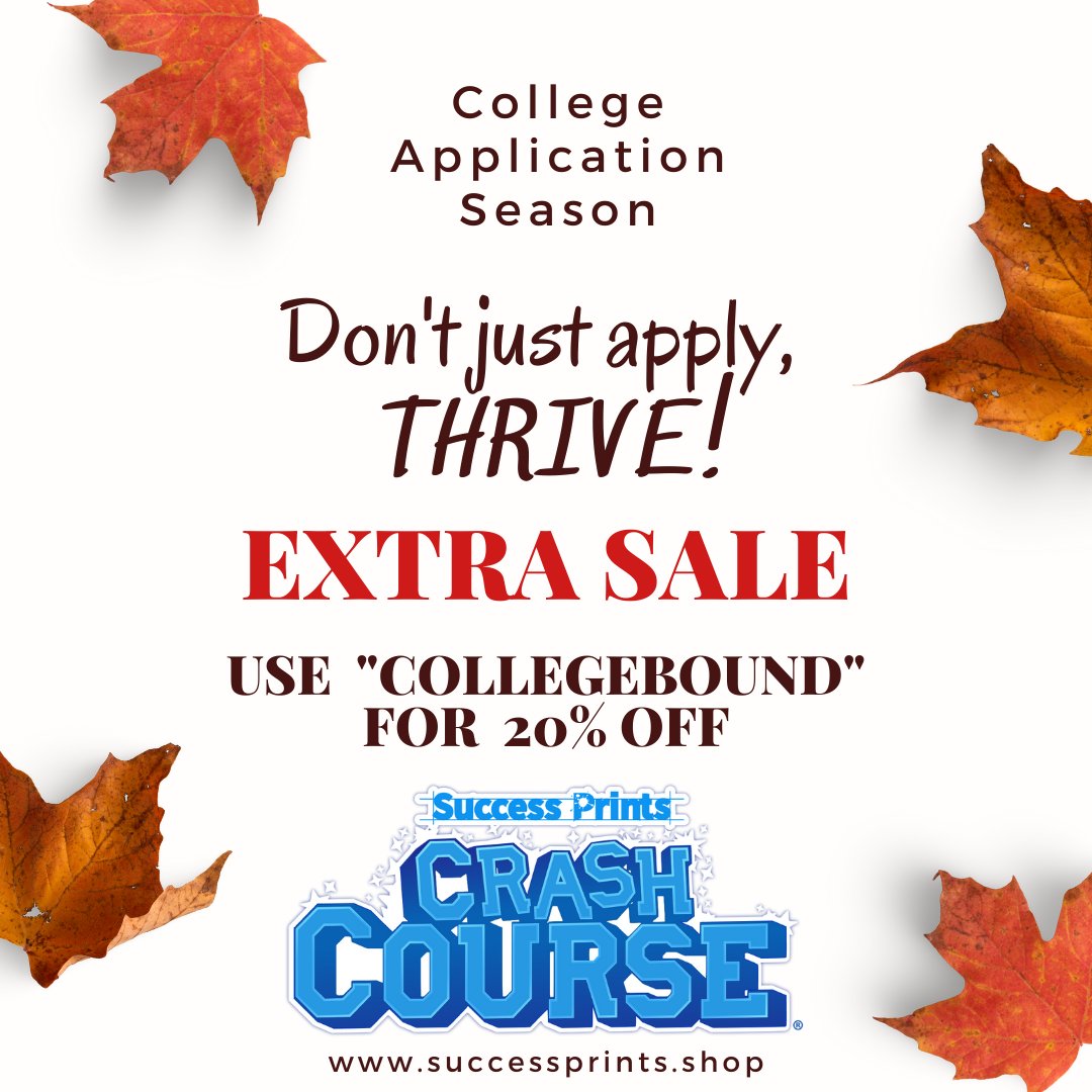 success_prints's tweet photo. Bring fun and games to the #collegeapplication conversation. Success Prints Crash Course®, the #collegesuccess strategy #boardgame, challenges players to ace their first semester. Perfect for classrooms and family game night. 
#collegebound #collegeprep #gamebasedlearning https://t.co/Et7wyaWFEH