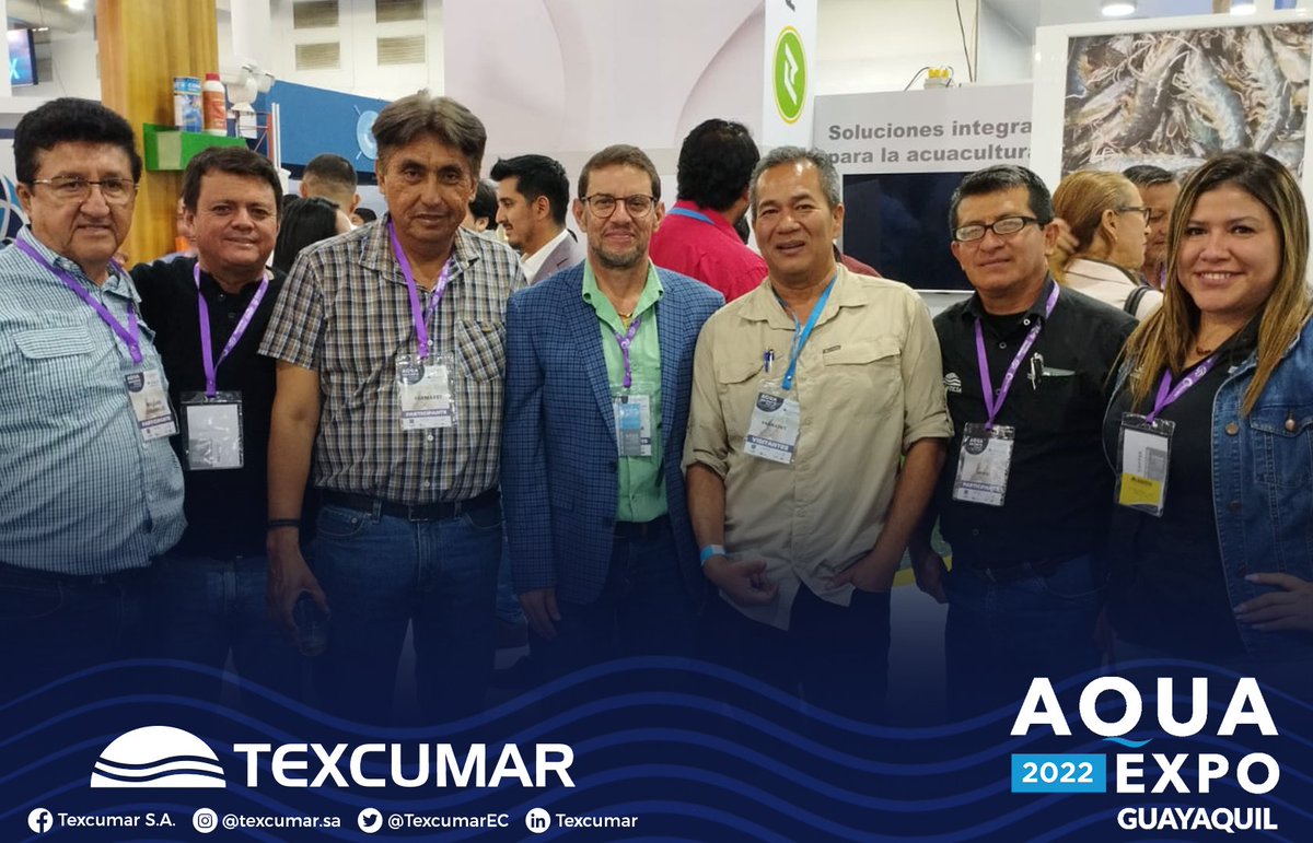TexcumarEC's tweet photo. #Prilabsa #Omarsa #HengpengZhu #Nicovita #Predicur #Seatec #Skretting #Marinasol #CamaroneraVictoria https://t.co/qkO2OTqwVs
