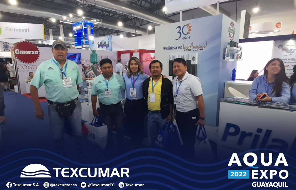 TexcumarEC's tweet photo. #Prilabsa #Omarsa #HengpengZhu #Nicovita #Predicur #Seatec #Skretting #Marinasol #CamaroneraVictoria https://t.co/qkO2OTqwVs