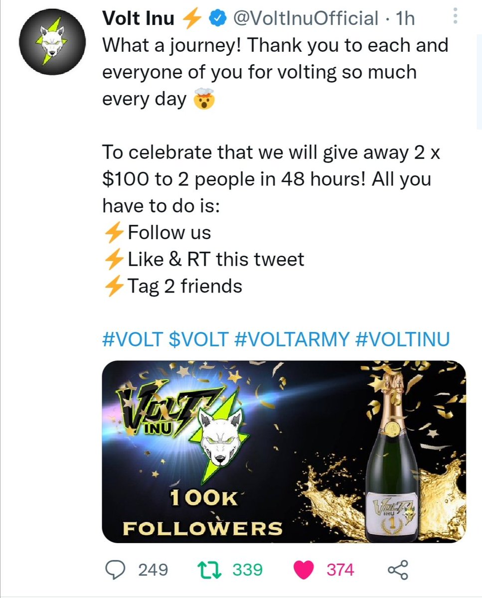 voltinu1's tweet photo. @VoltInuOfficial @VoltedUpMfs2022 @voltinu1 @gate_io @AdventurCrypto 🔥🔥🔥🔥🔥 https://t.co/vbTqSolXO4
