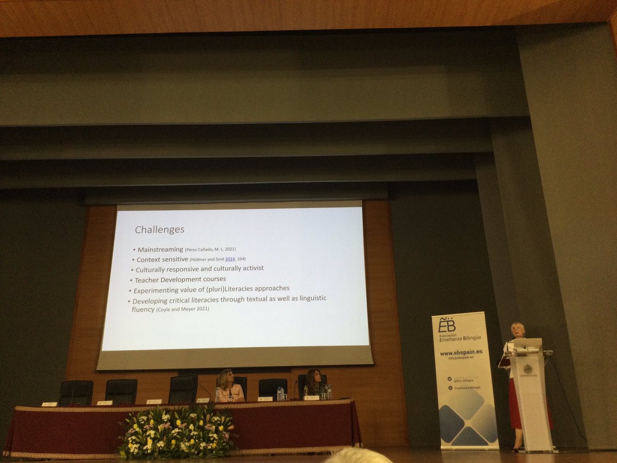 “Teachers make different every single child because when doors are closed is what we do with our learners” <a href="/coyle_do/">Do Coyle</a> in the bilingual classroom, diversity is not dealing with diff abilities  #ADHD @CIEB2022 <a href="/ujaen/">Universidad de Jaén</a>