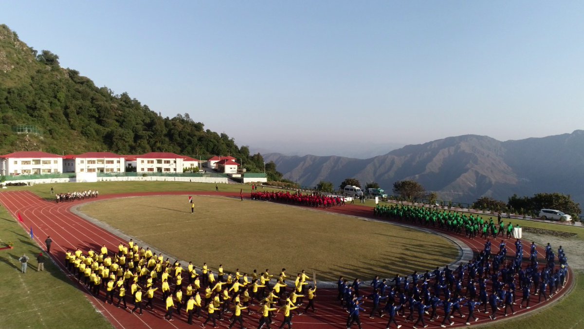 LBSNAA_Official's tweet photo. Annual Inter House Academy Athletics Meet  was declared open by the Director LBSNAA, Sh. Srinivas R Katikithala.  455 OT’s of 97th FC participated through their respective 4 houses. Displaying excellent coordination and sportsmanship spirit, several records were broken. https://t.co/g5a5WQBnN4