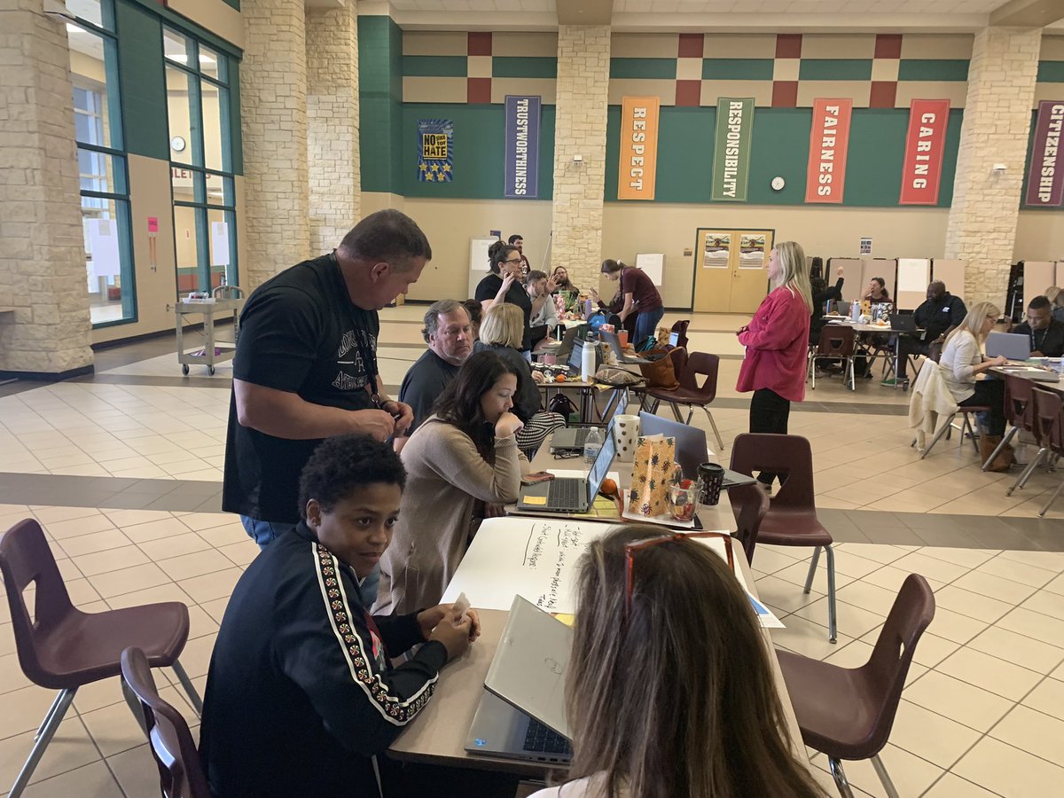 RJHlonghorns's tweet photo. #RJHgameon PD on new STAAR Item types. #goals #amazingteachers https://t.co/gEPTGuej3x