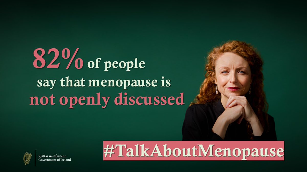 Do you know someone going through menopause? Have you asked them how they are doing? Find out how to support someone going through menopause at gov.ie/menopause/ #TalkAboutMenopause #MenopauseAwarenessWeek #menopause #perimenopause