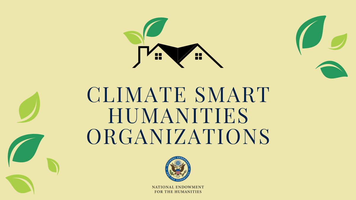 New program alert! Climate Smart Humanities Organizations offers federal matching funds for climate-informed strategic planning including energy audits, risk assessments, and more. ℹ️ bit.ly/3TkUJCJ