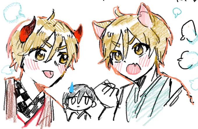 原稿考えてたつもりが落書きした 