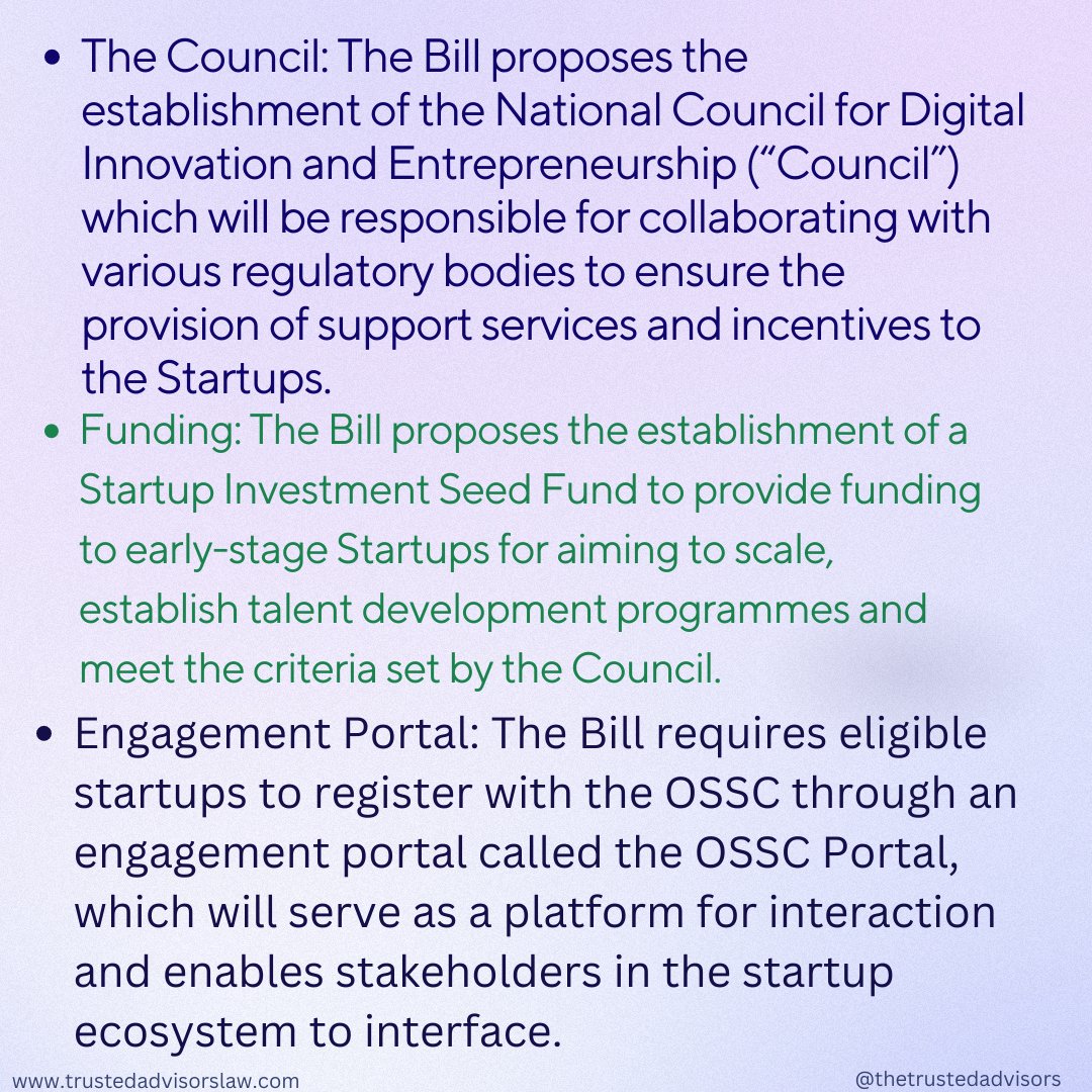 TTA_Law's tweet photo. NOTABLE PROVISIONS OF THE NIGERIA STARTUP BILL.
1/2
https://t.co/U6CCTdHN7Y
#startups #startupbill #Nigeriastartupbill #tech #techstartups #techlegislation #thetrustedadvisors https://t.co/bVaRVeKvuG