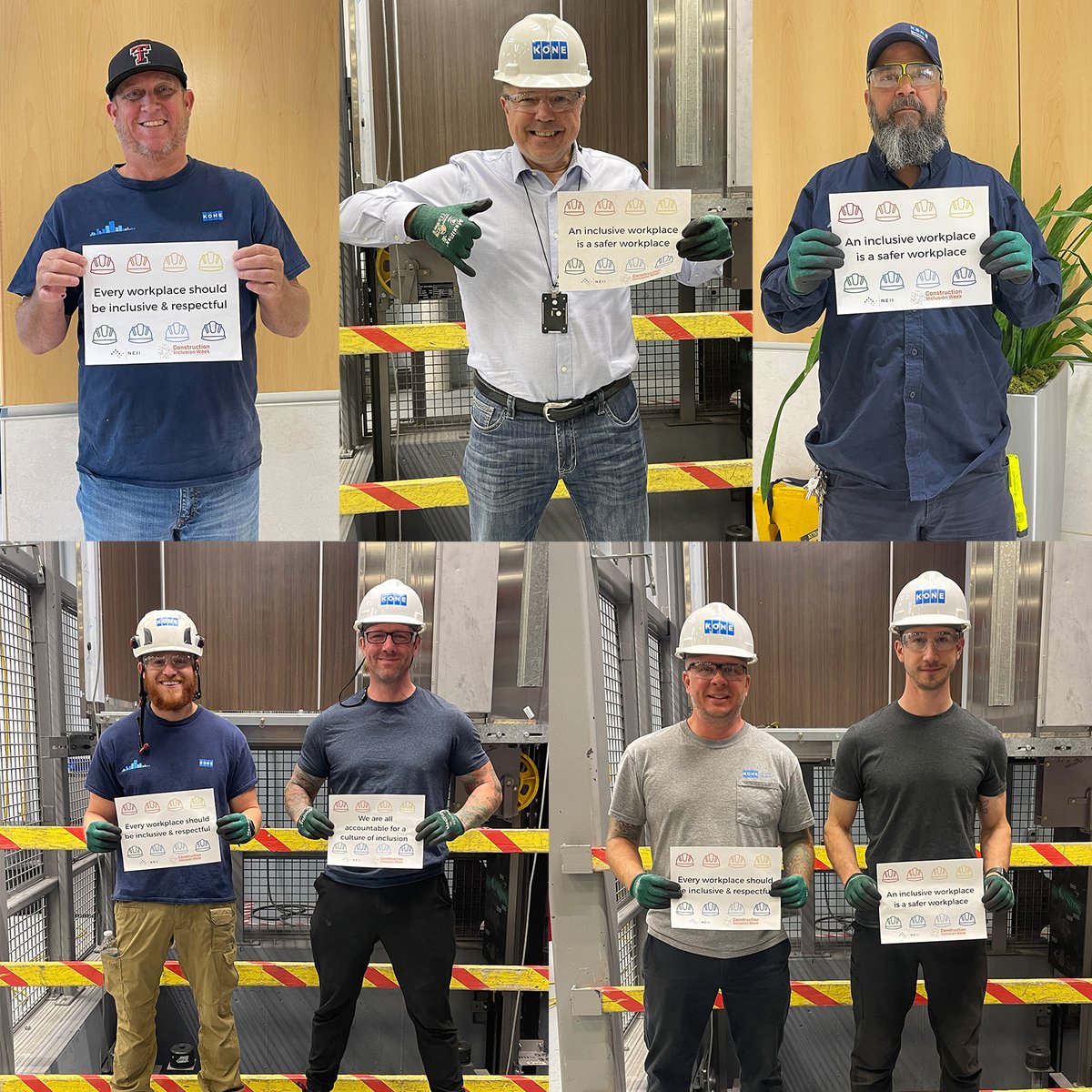 KONE was proud to join <a href="/NEII_Tweets/">NEII</a> this week in celebrating Construction Inclusion Week; further emphasizing our dedication to embracing and embedding diversity, equity and inclusion into who we are and how we work at KONE, as well as in the industry. #contructioninclusionweek