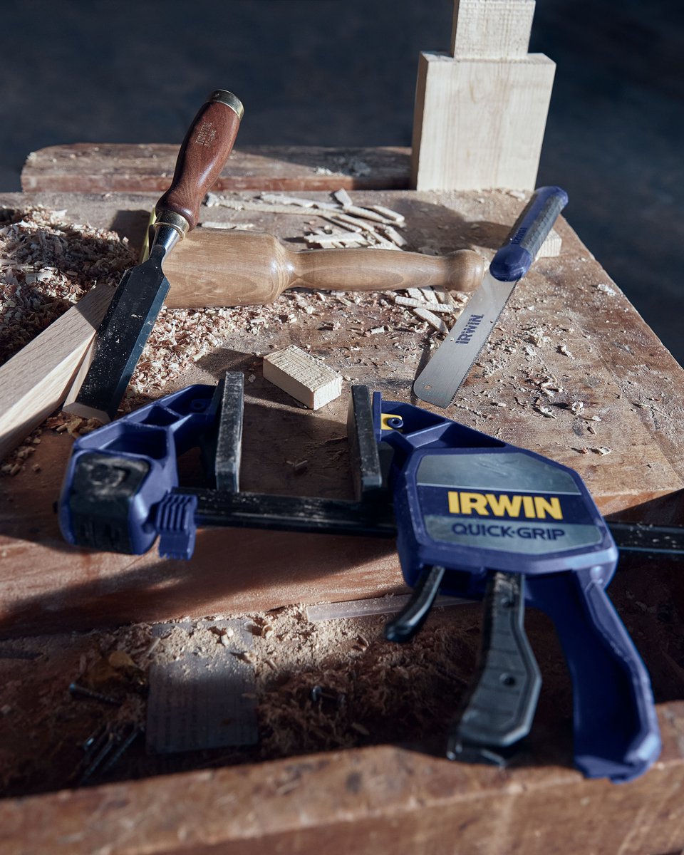 Legendary hand tools for a legendary trade. See how IRWIN® supports woodworkers with our innovative Quick-Grip® Clamps, Marples® Chisels and more: bit.ly/3VNjVTR
