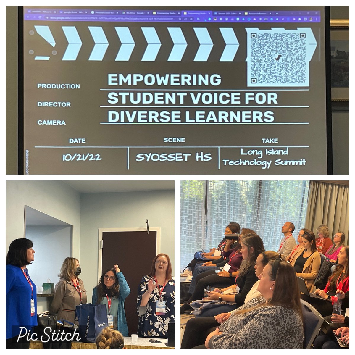 Incredibly informative session <a href="/litechsummit/">LI TechEd Summit</a>  Empowering Student  Voice for Diverse Learners. <a href="/lieberrian/">Kristina Holzweiss, kristinaholzweiss.com</a> #litechsummit #wearesyosset #syostrong