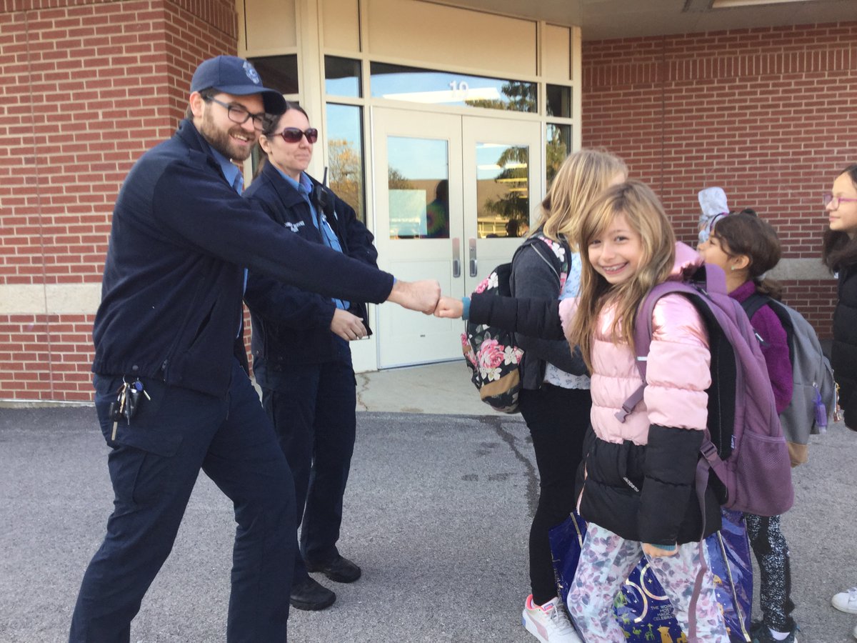 Today is the best day at Fairview! Fist bump Friday, Special Lunch, and the Boo Bash. It's fun to be a Falcon. Even the weather decided today would be awesome! <a href="/OfcrFriendlyMP/">Officer Friendly MP</a> <a href="/MountProspectPD/">MountProspectPolice</a>