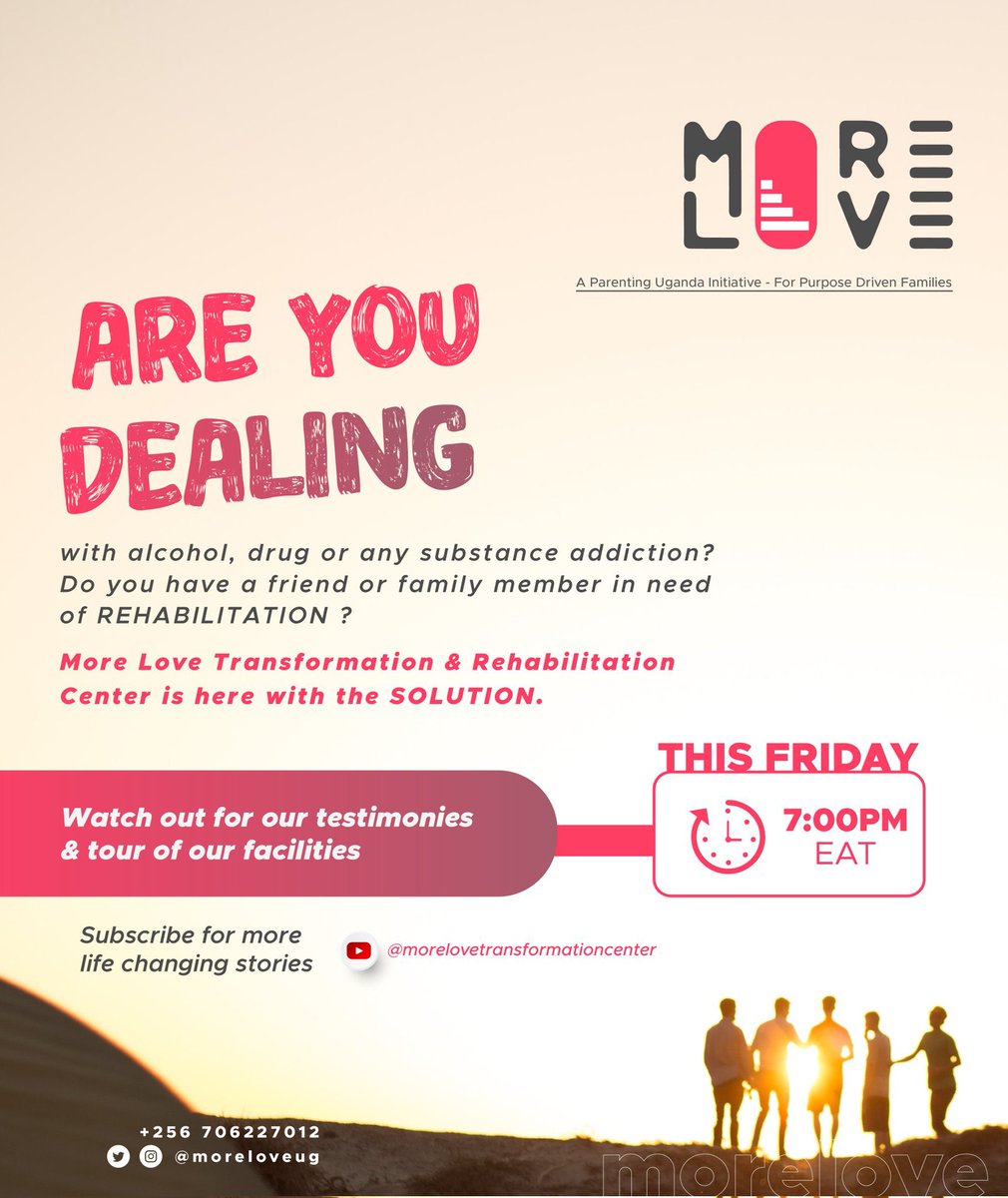 Houseofdreign's tweet photo. Today at 7:00pm!!
We'll be touring our new facility @moreloveug and giving testimonies of lives changed through More Love.

Watch it all on our You Tube Channel this Today at 7:00pm EAT https://t.co/CMGaqG3unC
Don't forget to subscribe 👍

#morelove https://t.co/d6Zzz6vSmC