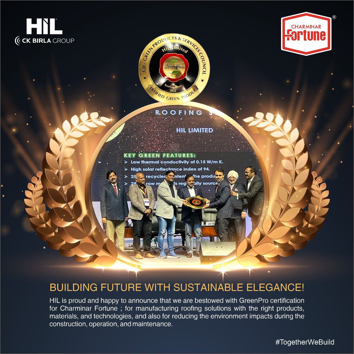 birlanu's tweet photo. Together, we proudly play our role in shaping the future of industry with practices, products that are eco-friendly, technologically advanced with highest standard of excellence, and today we are bestowed with GreenPro Type – 1 Eco-label. Congratulations Team!
#GreePro #EcoLabel https://t.co/YUNp4WILmi
