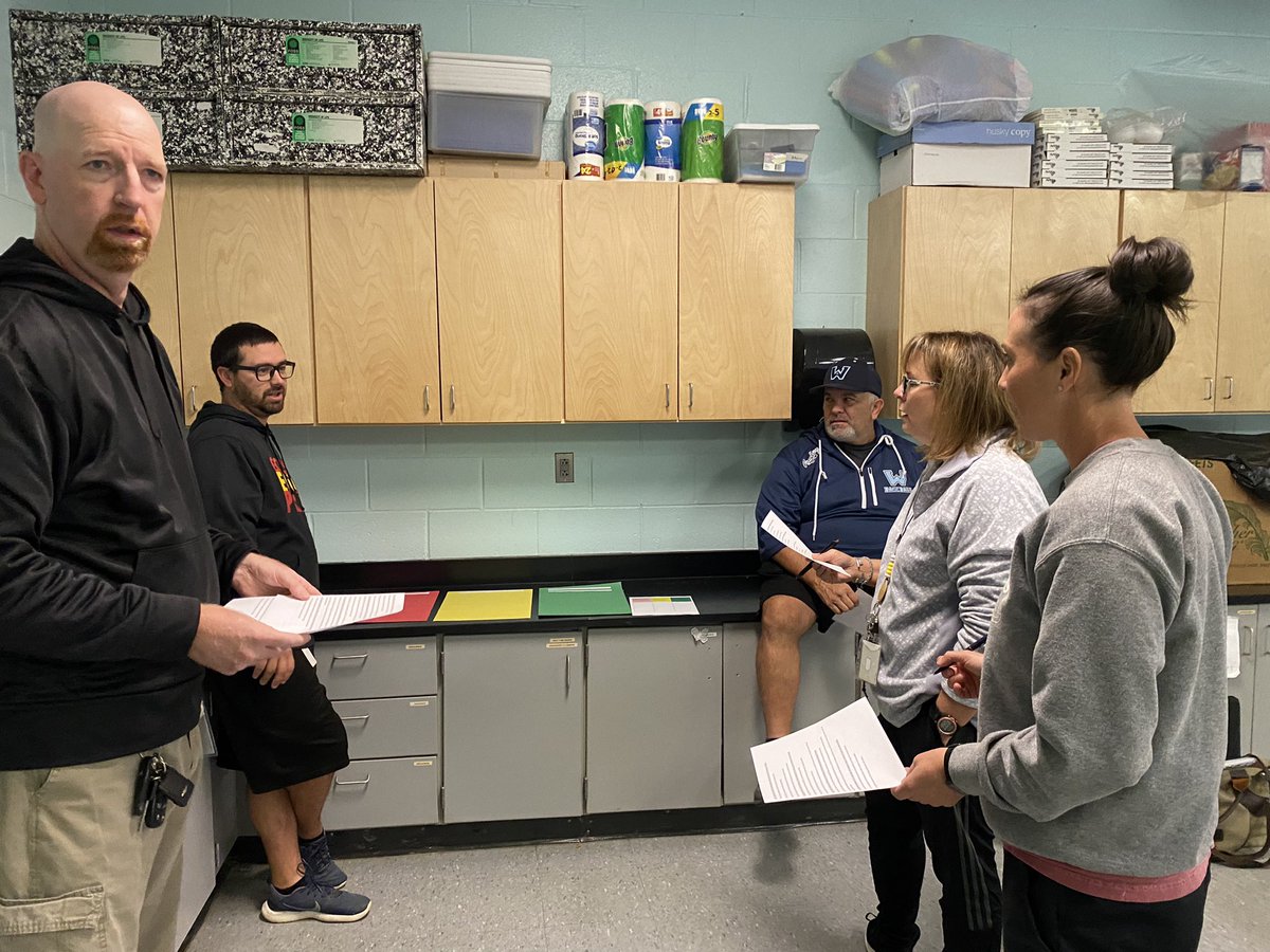 So proud of the work of our K-8 Physical Education teachers as they engage in evaluating priority standards as a Collaborative Planning Team! #wearewatauga