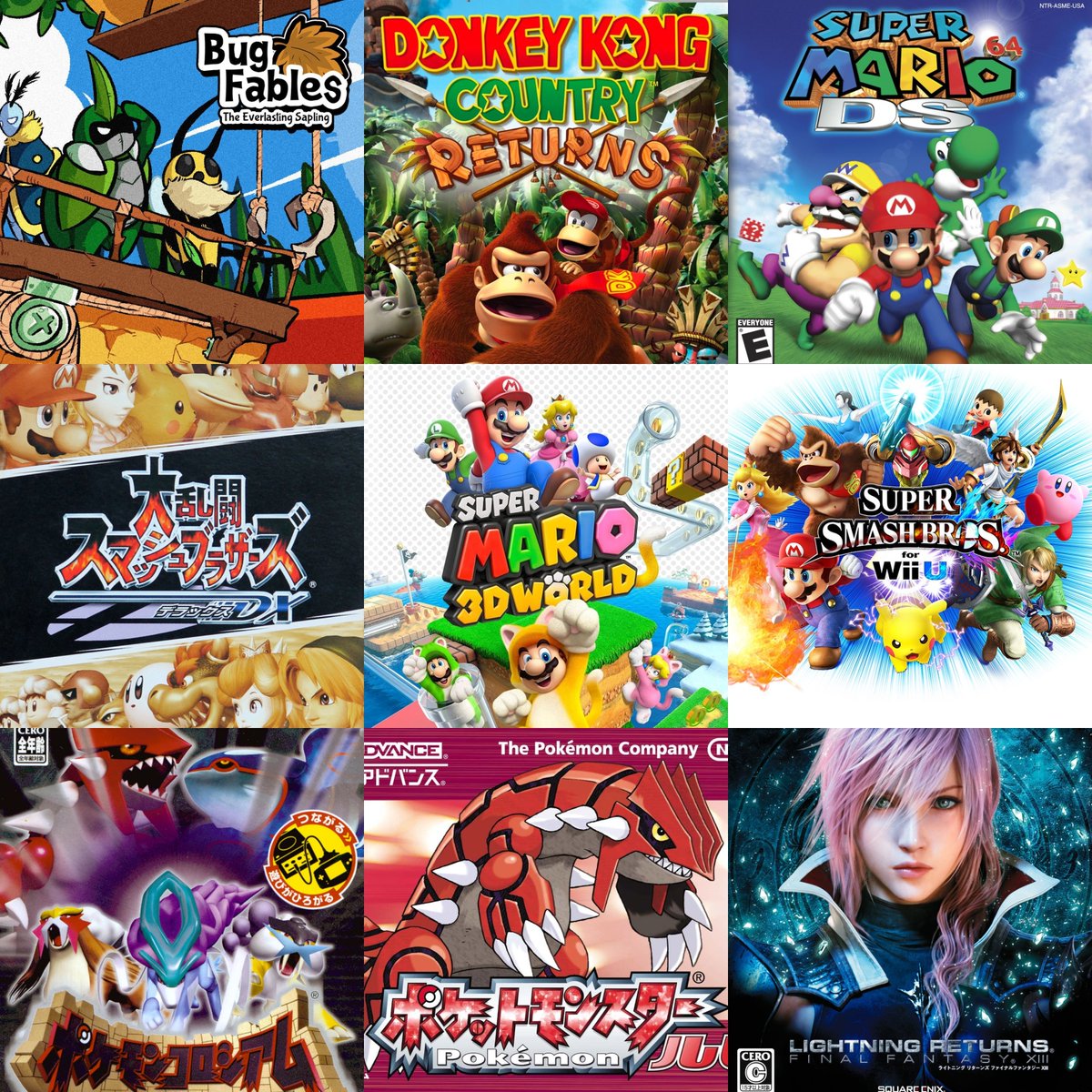 November 21 marks
21 years for Super Smash Bros Melee
20 for Pokemon Ruby
19 for Pokemon Colosseum
18 for DS, Super Mario 64 DS
12 for Donkey Kong Country Returns
9 for Lightning Returns Final Fantasy XIII, Super Mario 3D World
8 for Super Smash Bros for Wii U
3 for Bug Fables