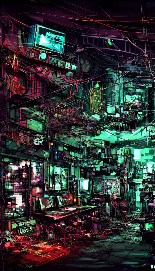 CyberartRealm's tweet photo. Making progress with my underground hacker bunker for The Soul Stealers ☺️
Work nearly done for the day, hope you all have a delightful fun action packed 👀👀👀 weekend
#tavlos #aiartcommunity #omencollective https://t.co/1q1c6lId1C