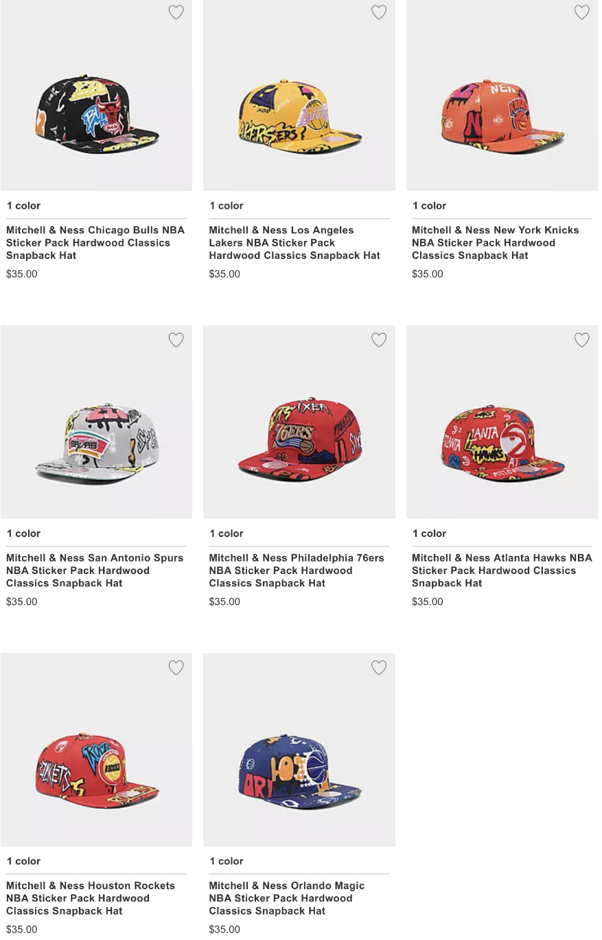 Nba snapbacks sales $10