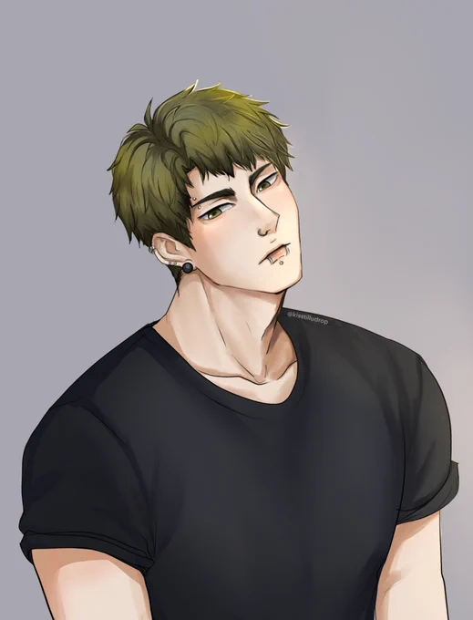 Had to make justice for this one ushijima fanart i did 2 years ago 