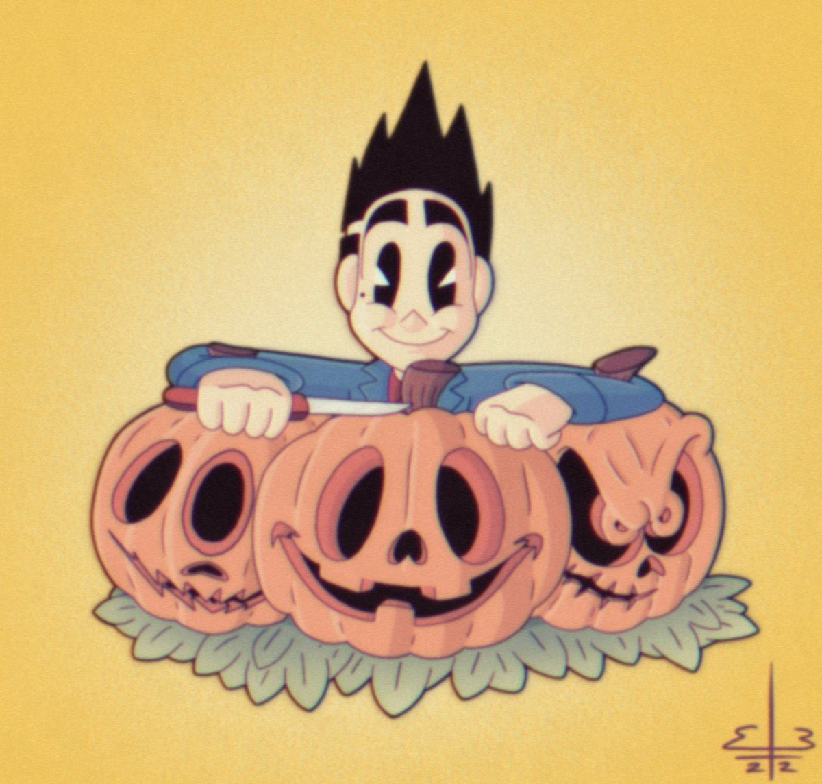 theredbeltfiles's tweet photo. Pumpkin Carving For Halloween '22 #theredbeltfiles #procreate #art #cartoon #drawing #eocmurphy #pumpkincarving #pumpkinpatch #pumpkins #pumpkinseason #Halloween #halloweenart #promoart #autumncolours #warmcolours #richcolours #gettingready https://t.co/jiyAnYIFtS
