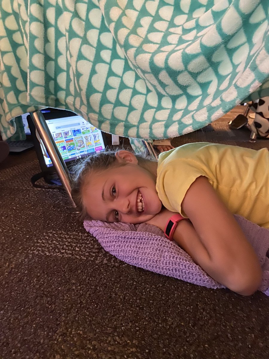 MissParkerME1's tweet photo. My class earned a marble party for SOARing behaviors! We chose a fort party. Students are learning in their forts today! #METeach https://t.co/srX738CGuP