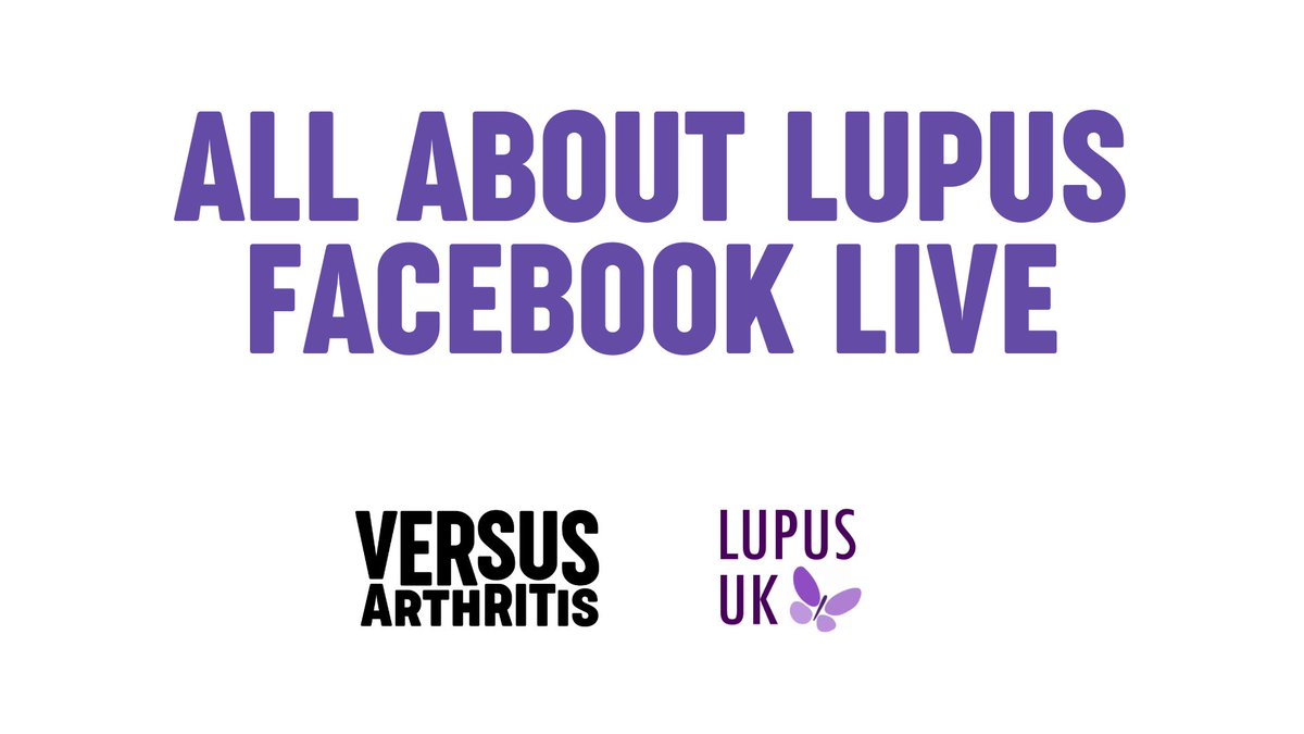 We're thrilled to be hosting a Facebook Live with <a href="/LUPUSUK/">Lupus UK</a> on Tuesday 25 October. A fantastic panel of experts will discuss:

- What is lupus? Who does it impact?
- Diagnosis, symptoms and treatment.
- Experiences of living with lupus.

Learn more: facebook.com/events/4845057…