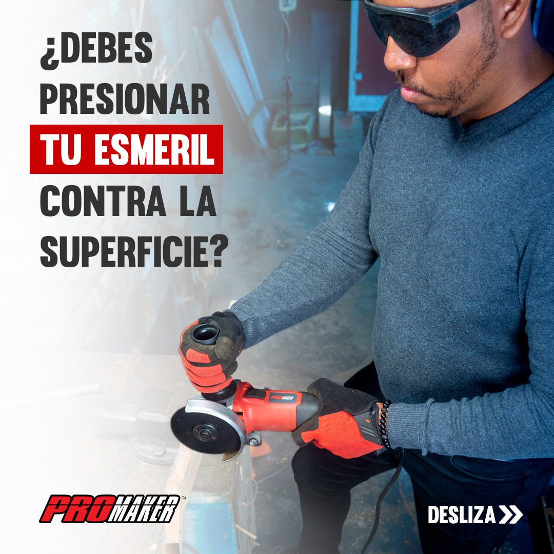promakertools's tweet photo. Tu #Esmeril está diseñado para que no tengas que hacerle #presión. 👆👆⚠⚠
Al hacerlo, solo harás que se sobrecaliente el #motor. Conforme vayas cortando, él irá bajando sin #esfuerzo. 👈 https://t.co/U4j2DHiIq2