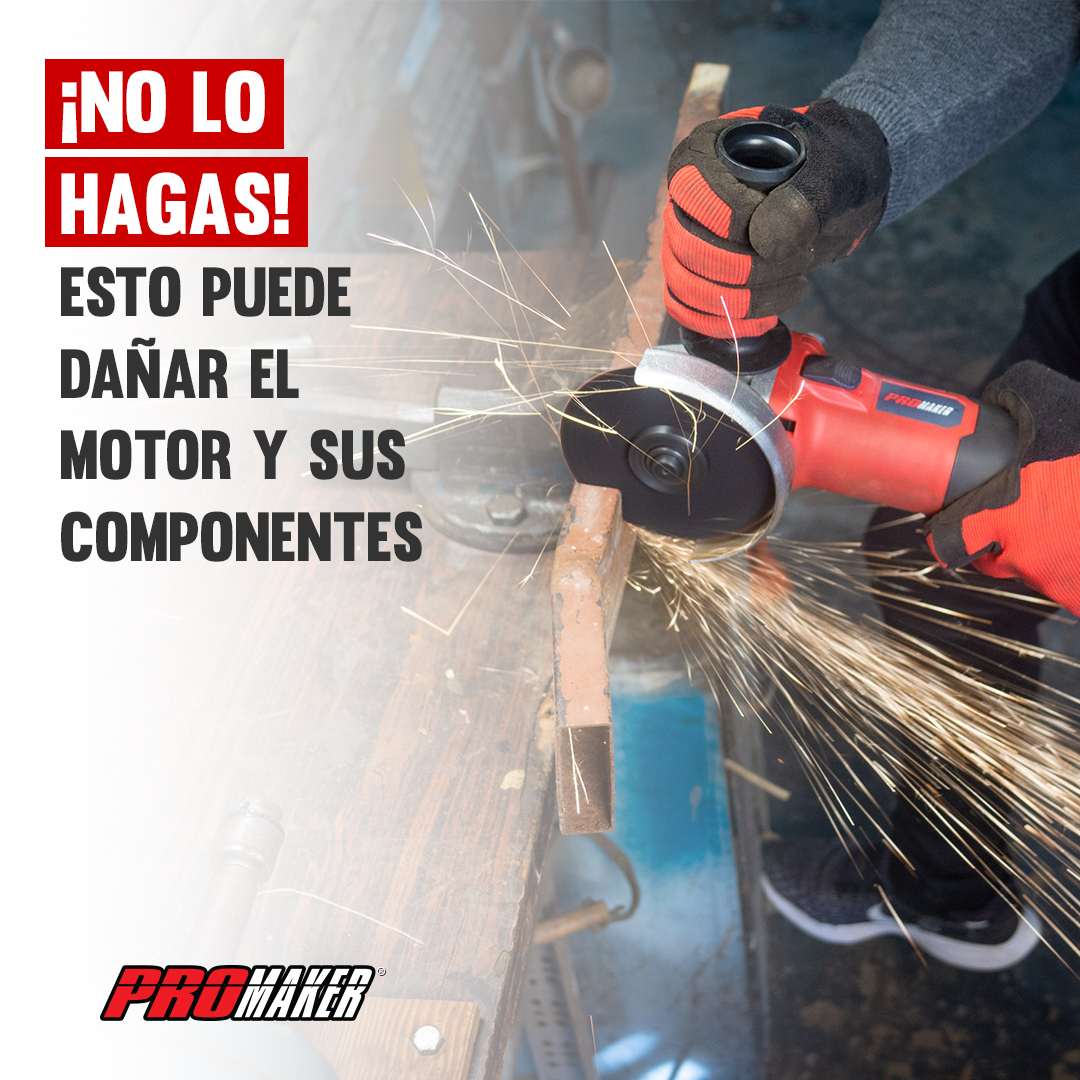 promakertools's tweet photo. Tu #Esmeril está diseñado para que no tengas que hacerle #presión. 👆👆⚠⚠
Al hacerlo, solo harás que se sobrecaliente el #motor. Conforme vayas cortando, él irá bajando sin #esfuerzo. 👈 https://t.co/U4j2DHiIq2
