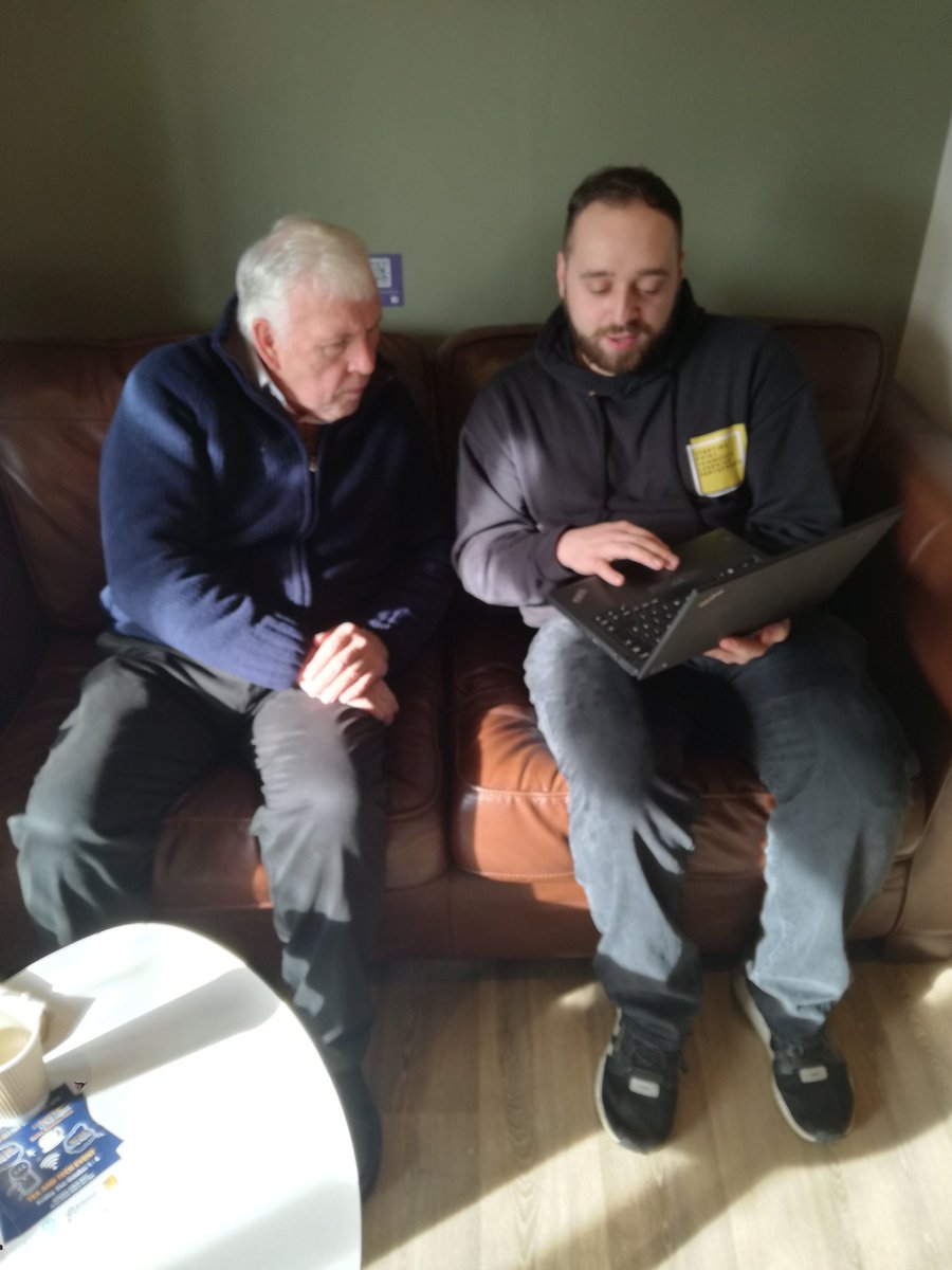 Great to meet new learners who wanted to  #TryOneThing during #digitober <a href="/CommunityComput/">Community Computers</a> "Tea and tech" event today. Check out their great £50 offer on refurbished devices.