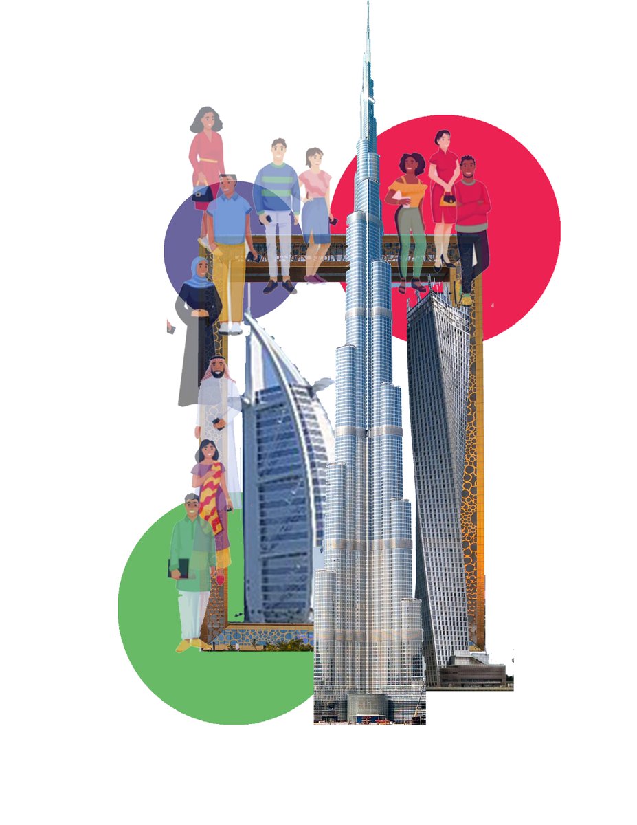 CCIdotCity's tweet photo. We're back with another weird #FactFriday! Get this - About 85% of Dubai’s population is comprised of foreigners. As of 2016, the total expat population of the city was about 2.1 million, with just 15% native residents. #UrbanOctober #FreakyFactFriday #Dubai https://t.co/r7UfilRhu3