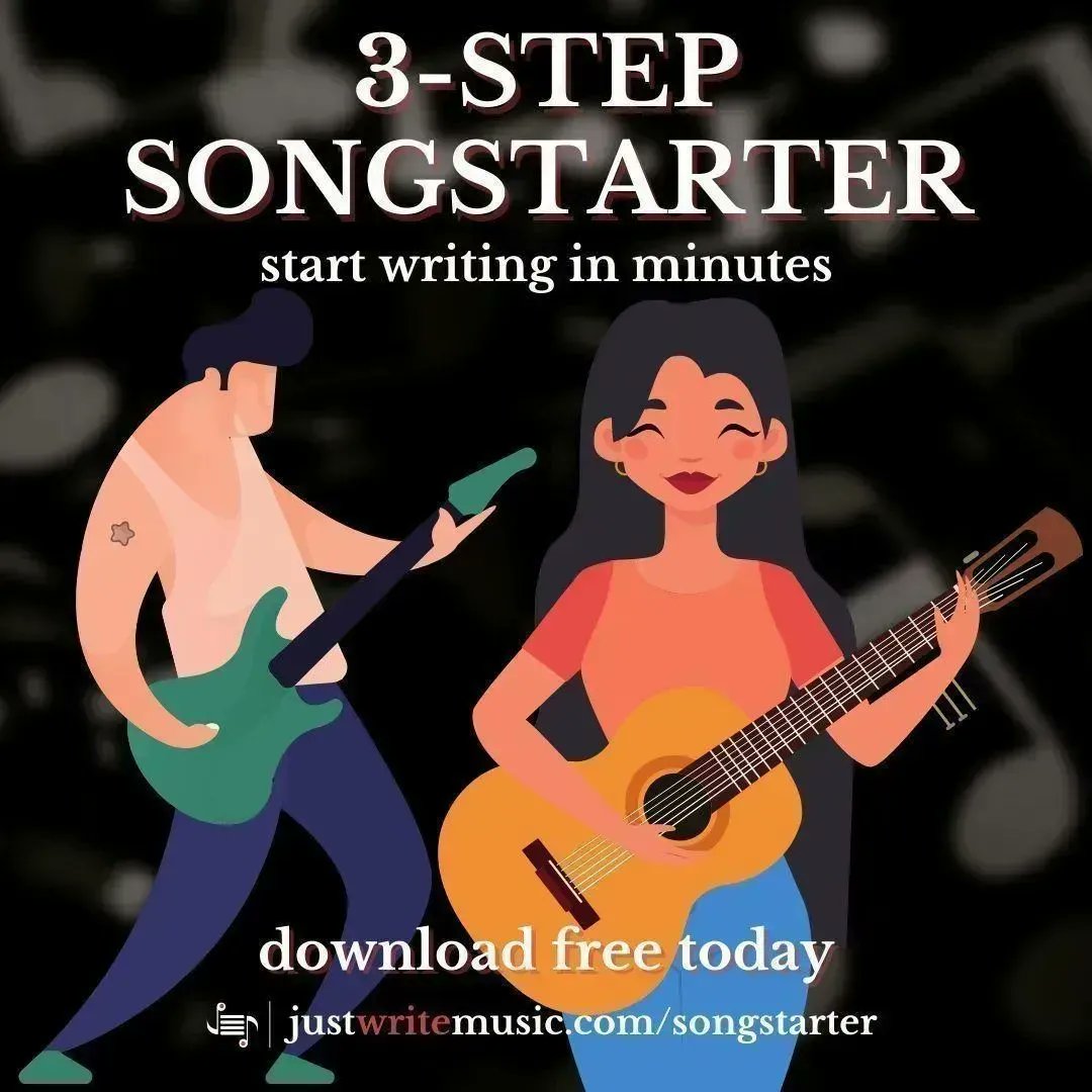 _justwritemusic's tweet photo. It's easy to start writing a song when the inspiration is there. But what about when it isn't, but you still want to write? Boom. Songstarter. It's super simple, just 1 page and will get your writing juices flowing. Gross.
Get to Songstarting👇
https://t.co/8MvzjcmJFW https://t.co/eLY3PaVcE0